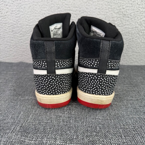 Nike Dunk Sky High Womens 10 Black Polka Dot Hidden Wedge Sneakers 705148-001 - Picture 4 of 9